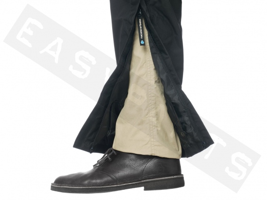 Pantalón impermeable TUCANO URBANO Diluvio negro (versión cremallera)